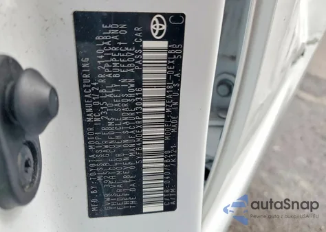 2024 Toyota Corolla Le z USA, uszkodzony, nr VIN 5YFB4MDEXRP130316